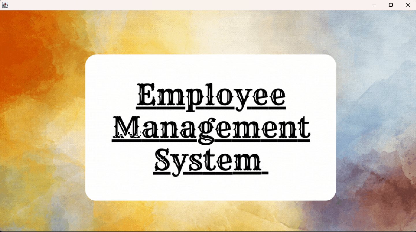 Employee Management System